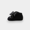 Boutique Satin Bow Ribbed Ankle Socks