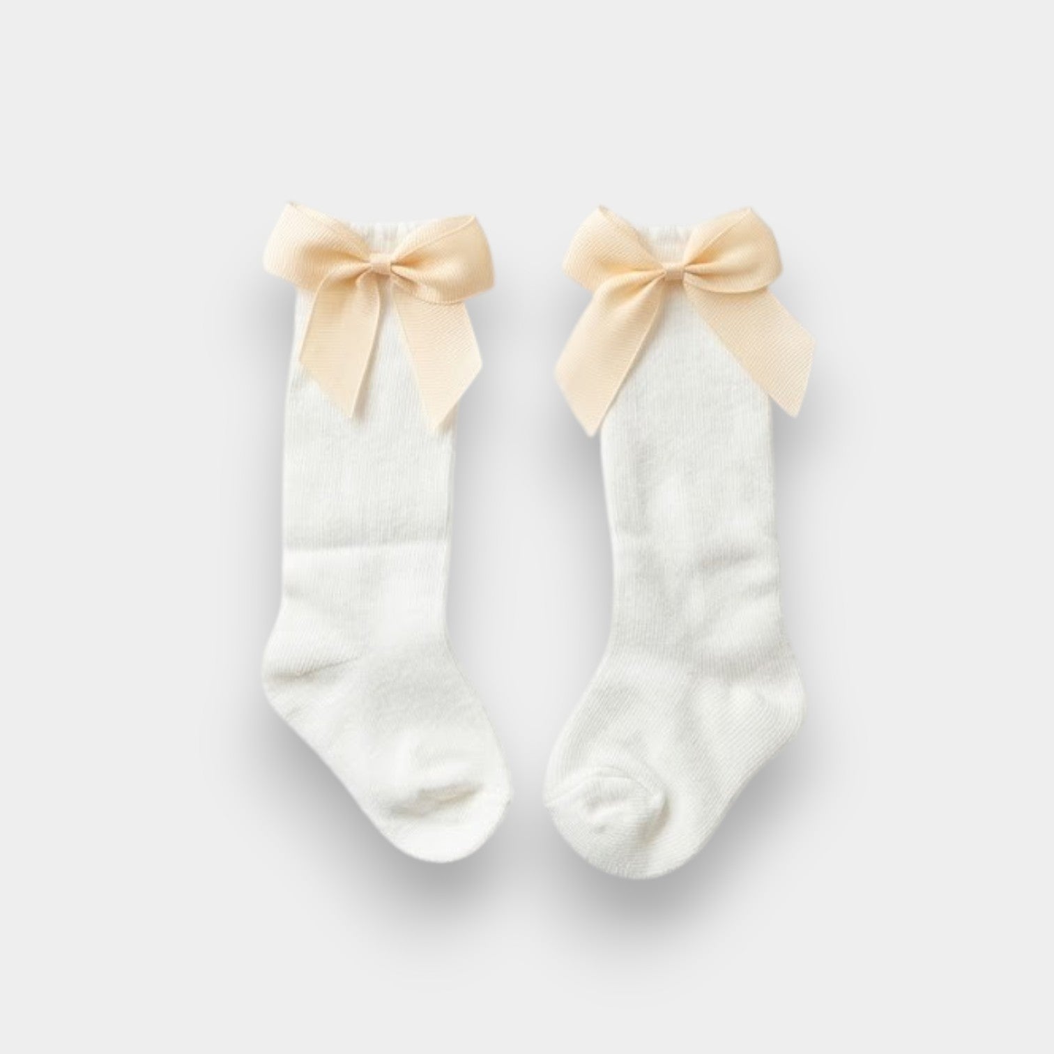 Boutique Double-Lace Ruffle Knee-High Socks