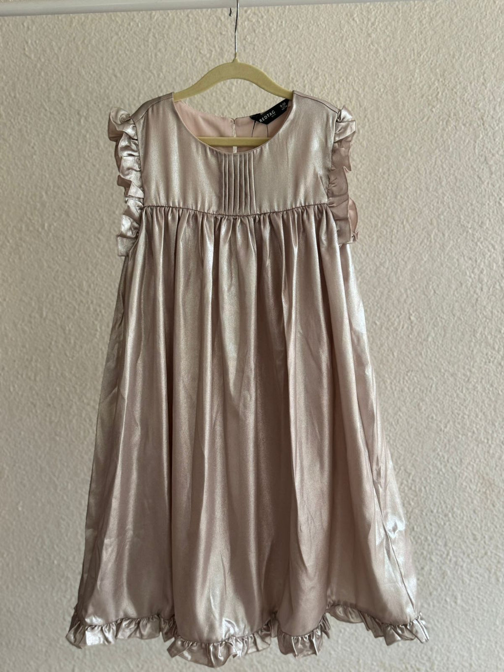 Glimmering Occasion Ruffle Dress