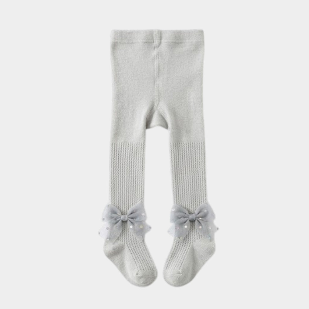 Enchanted Ribbon Boutique Pointelle Bow Stockings
