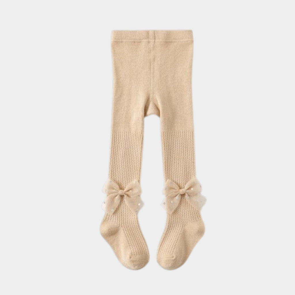 Enchanted Ribbon Boutique Pointelle Bow Stockings