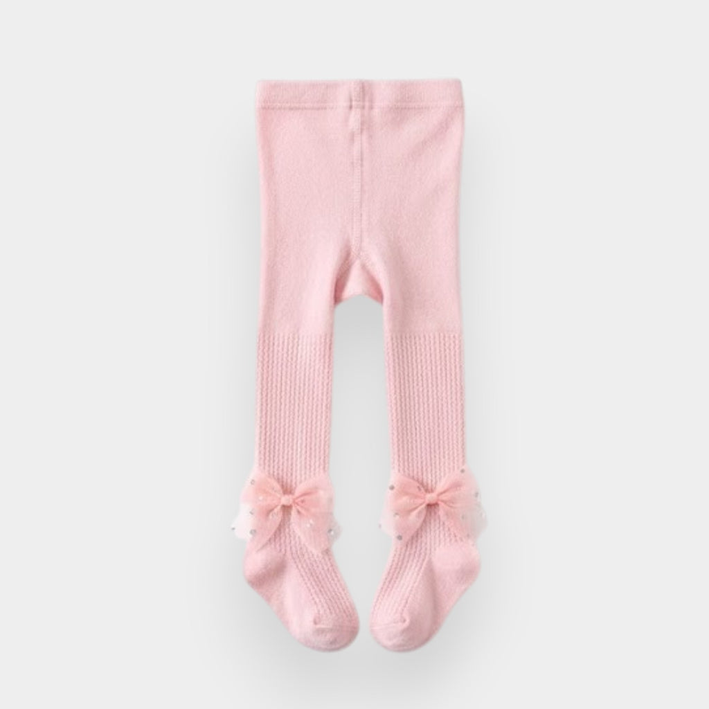 Enchanted Ribbon Boutique Pointelle Bow Stockings