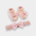 Royal Pearl & Organza Bow Set