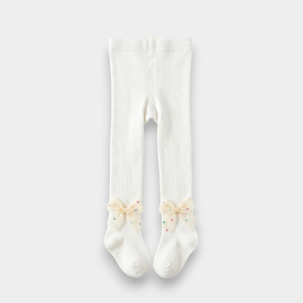 Enchanted Ribbon Boutique Pointelle Bow Stockings