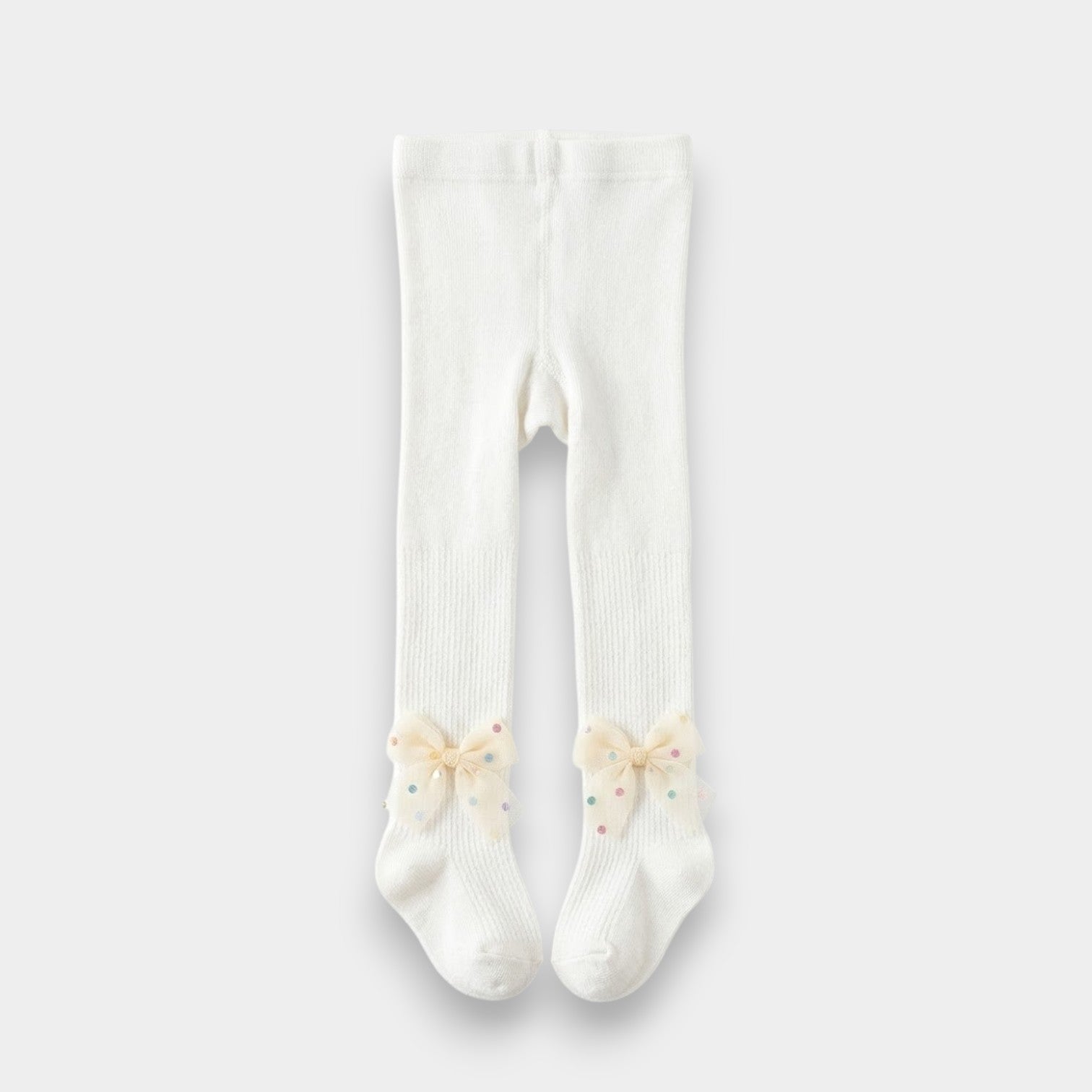 Enchanted Ribbon Boutique Pointelle Bow Stockings