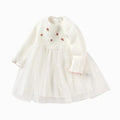 Charmed Meadow Knit & Tulle Dress