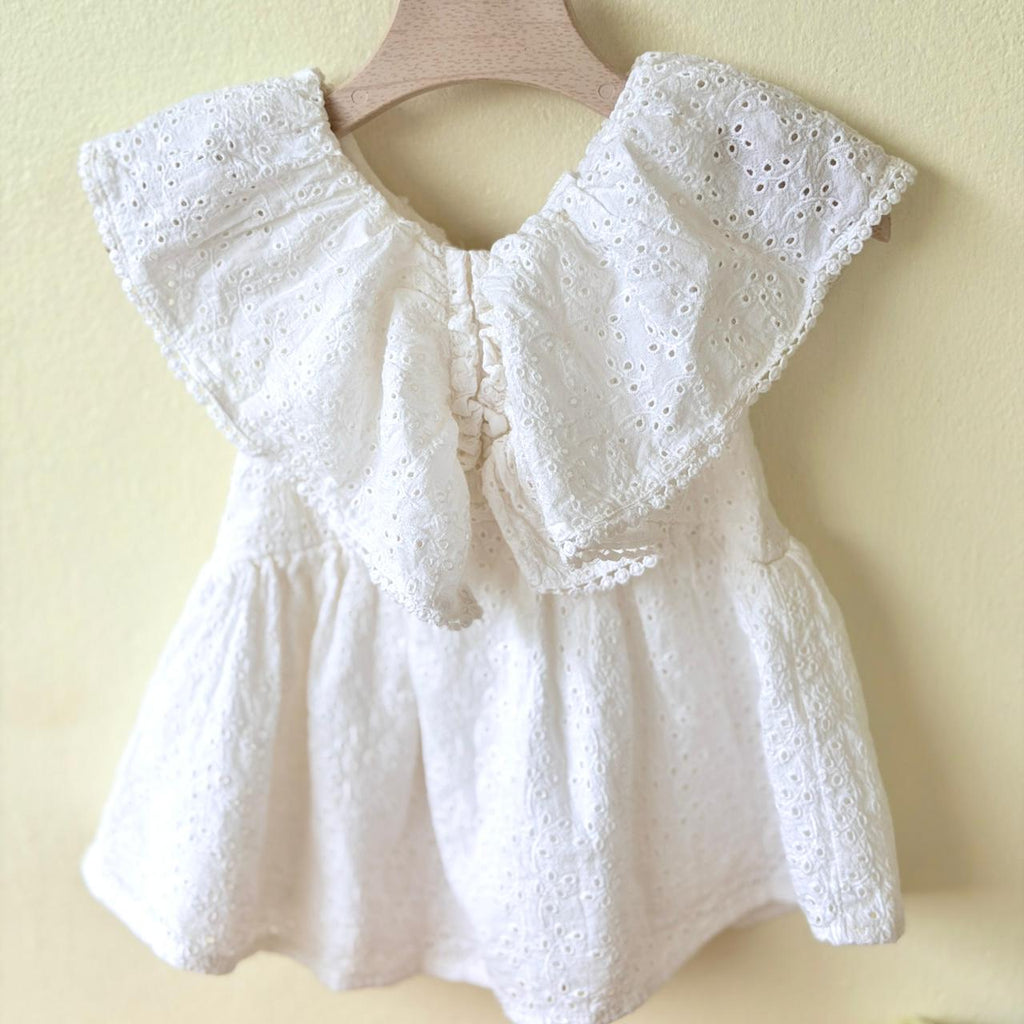 Spring Blossom Eyelet Ruffle Top Collection