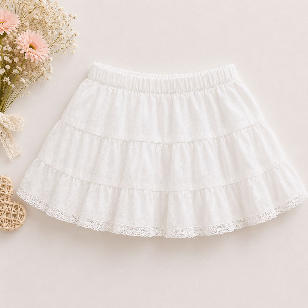 Pink Plaid Shirt & White Shorts Set