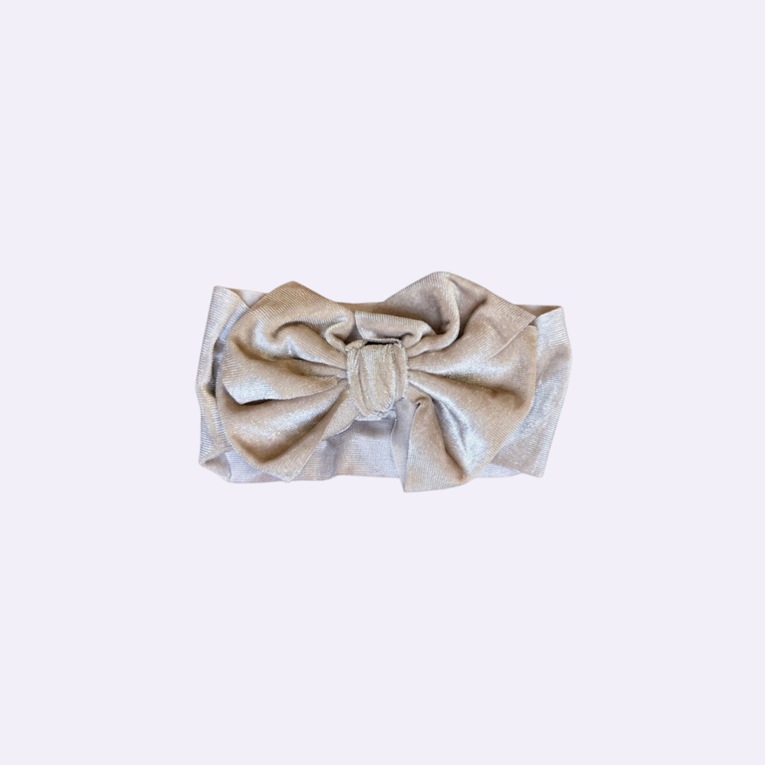 Luxe Shimmer Velvet Bow Headband Set