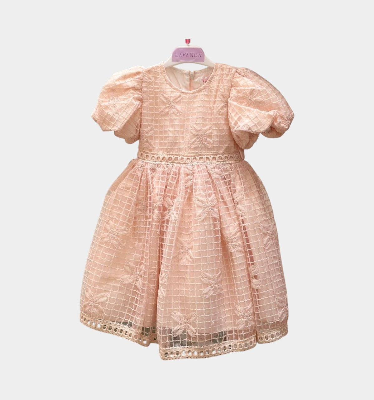 Ethereal Butterfly Lattice Party Dress