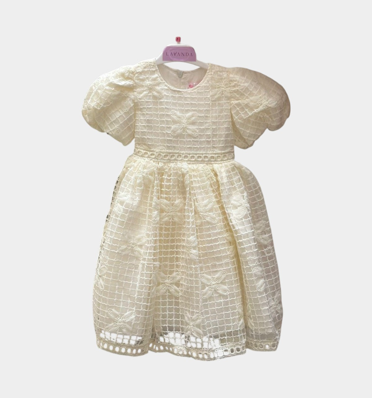 Ethereal Butterfly Lattice Party Dress