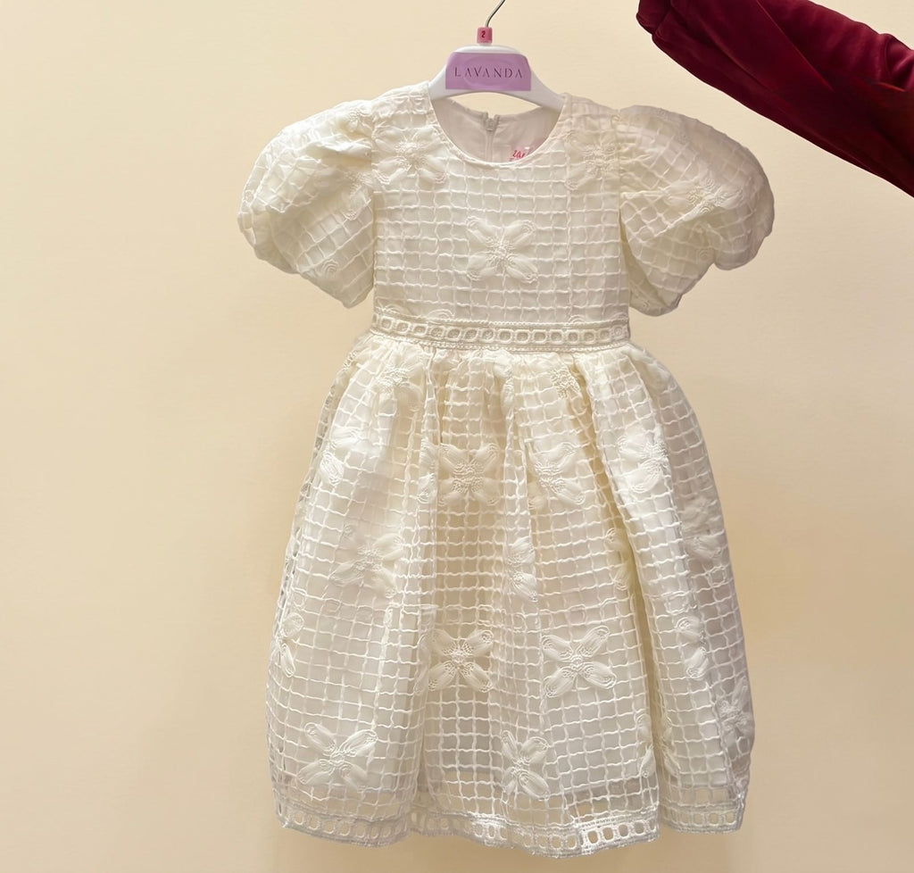 Ethereal Butterfly Lattice Party Dress