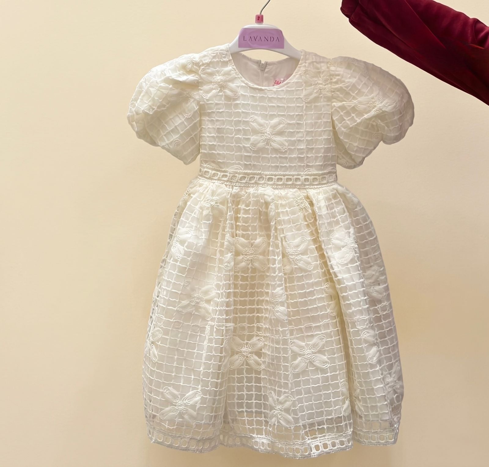 Ethereal Butterfly Lattice Party Dress