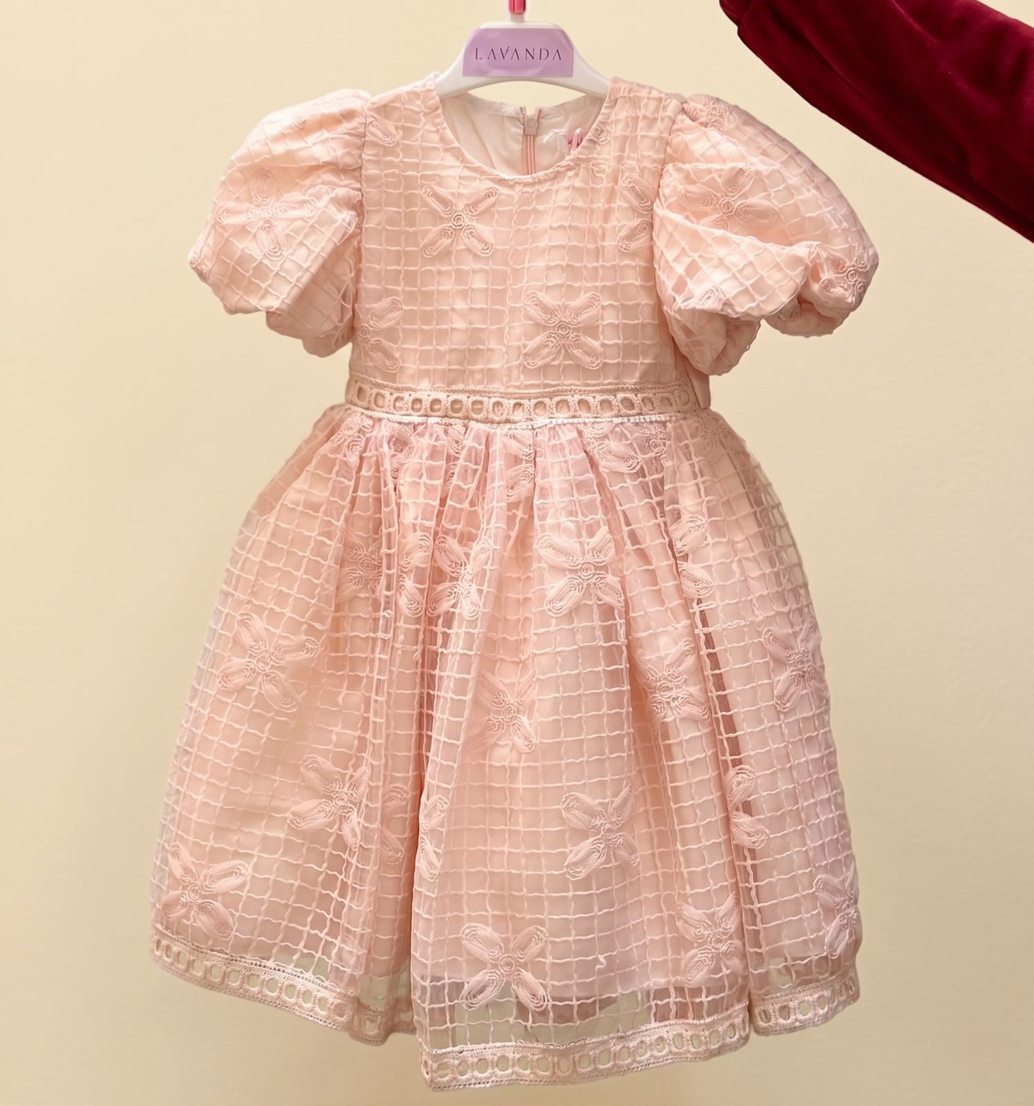 Ethereal Butterfly Lattice Party Dress
