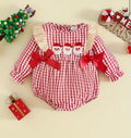 Santa Baby Christmas Romper – Infant Girls Holiday Outfit