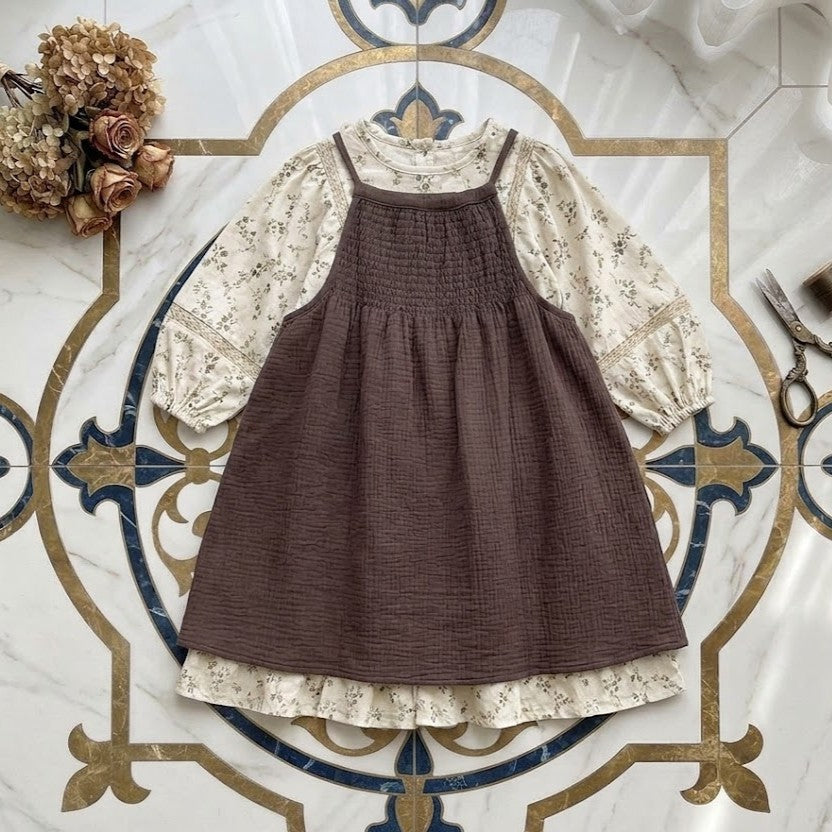 Floral Layered Dress Set