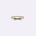 Olive Green and Rust Velvet Skinny Bow Set – 6 Pack of Minimalist Hand-Tied Ribbon Baby Headbands