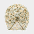 Sage Floral Crochet Knotted Turban