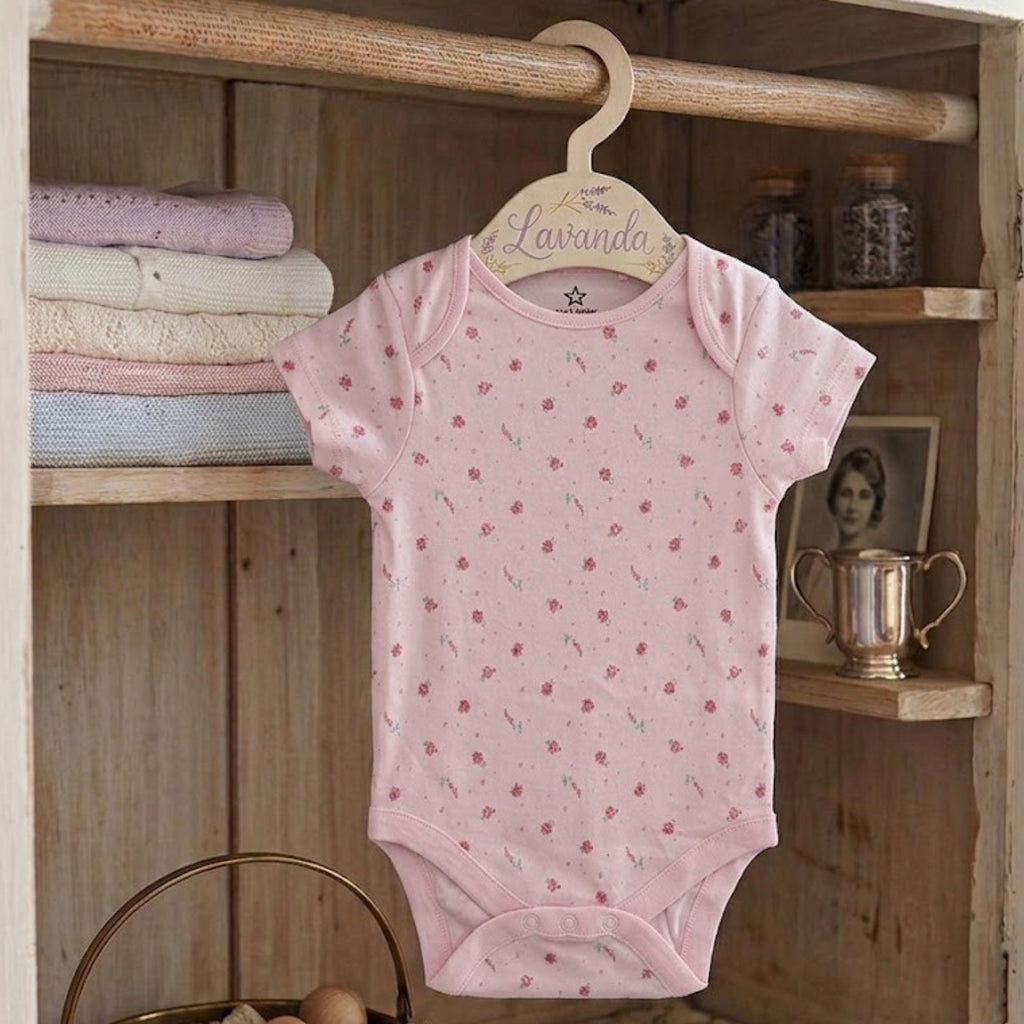 Sweet Rosebud 4-Piece Combo Daily Onesie Set