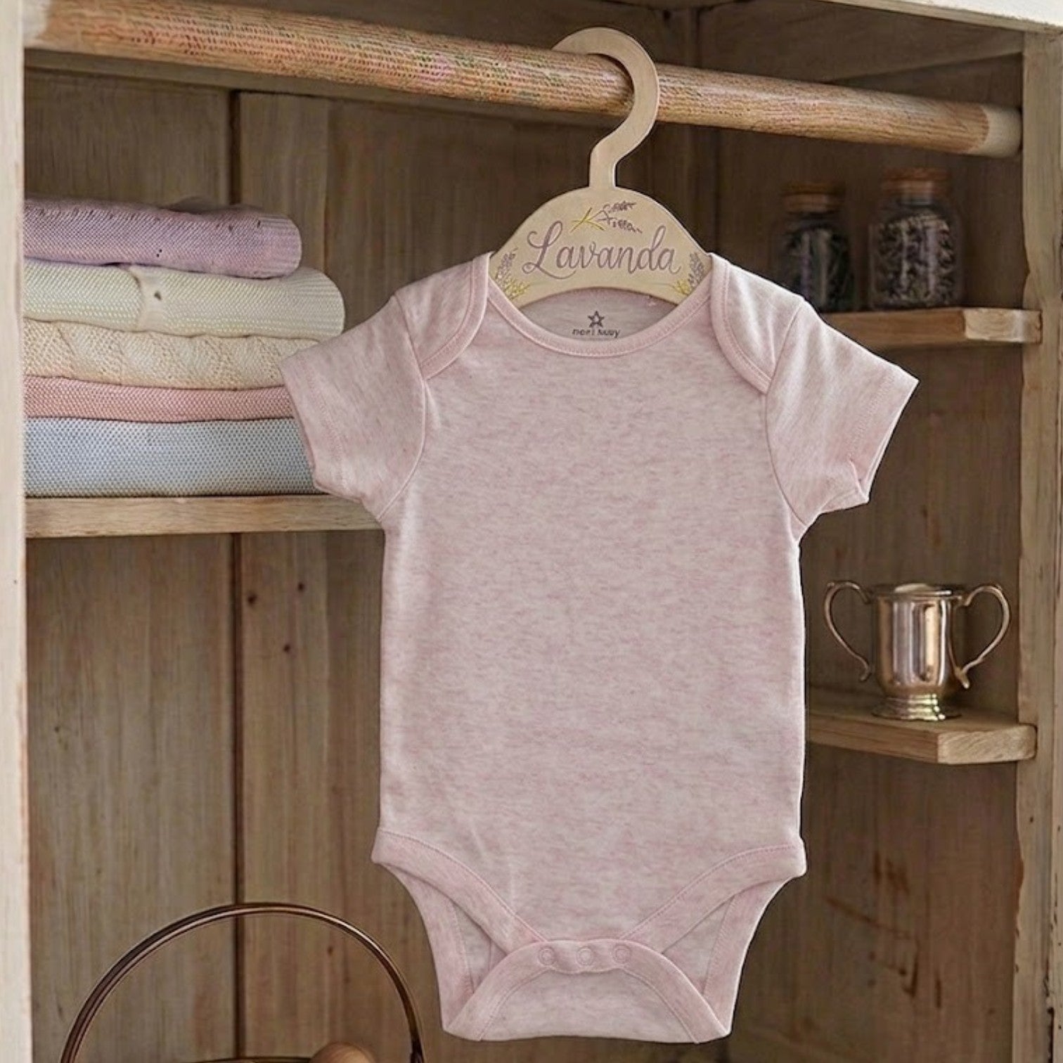 Sweet Rosebud 4-Piece Combo Daily Onesie Set